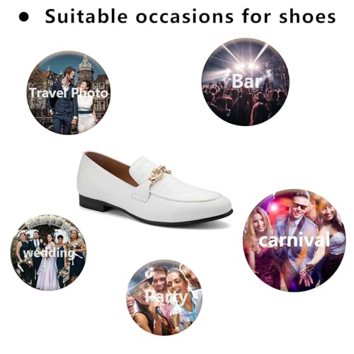 Men's Fashion Classic Faux Leather Loafers and Weeding Dress Shoes for Men