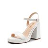 Heels for Women Block Chunky Platform High Heels Open Toe GISELLE Fashion Wedding Party Evening Prom Dance Ankle Strap Dress