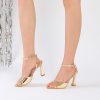 High Heels for Women Pointed Open Toe Strappy Chunky Block Heels Ankle Strap Stiletto Kitten Heeled Sandals Wedding Bridal Party