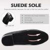 Men's Latin Dance Shoes Leather Lace-up Salsa Tango Ballroom Modern Professional Performance Practice Dance Shoes