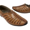 Mens Punjabi Jutti Style Tan Sherwani Shoes Loafers jalsa Jutti Men Groom Breathable Shoes