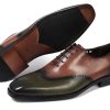Mens Oxfords Formal Dress Suit Shoes Men's Fashion Modern Genunie Leather Wingtip Brogues Derby Prom Wedding Business Causal Two