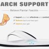 Men's Yoga Mat Leather Flip Flops with Arch Support Comfortable Cushion Walking Thong Sandals Slip On Indoor Outdoor