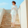 Platform Heels for Women Platform Sandals Womens Chunky Heel Open Toe Pumps Ankle Strap Womens Wedding Party Pumps Shoes