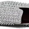 SPK70 Men's Vintage Spike Dress Loafers Slip On Fashion Shoes Classic Tuxedo Dress Shoes