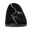 Mens Slip-On Loafers Business Dress Tuxedo Leather Lined Slippers Driving Moccasins Lightweight Embroidery Suede Luxury Formal