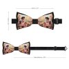 Woman with High Heel Shoes Luxury Bow Ties for Men Adjustable Bowtie Pre-Tied for Wedding Party