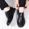 Oxfords Classic Lace Up Casual Shoes Anti-Slip Block Heel Formal Business Work Soft Wedding Shoes Breathable Comfy Rubber Sole
