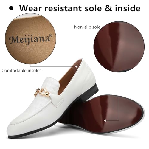 Men's Fashion Classic Faux Leather Loafers and Weeding Dress Shoes for Men
