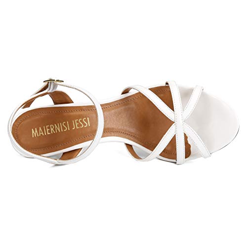 Unisex Men's Women's Sandals Ankle Strap Cross Slingback Kitten Heel