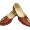 Mens Mehroon Sherwani Jutti Wedding Shoes Indian Shoes Ethnic Shoes Mojari Juti