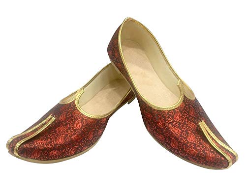 Mens Mehroon Sherwani Jutti Wedding Shoes Indian Shoes Ethnic Shoes Mojari Juti