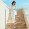 Platform Heels for Women Platform Sandals Womens Chunky Heel Open Toe Pumps Ankle Strap Womens Wedding Party Pumps Shoes
