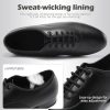 Men's Latin Dance Shoes Leather Lace-up Salsa Tango Ballroom Modern Professional Performance Practice Dance Shoes