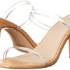 Women's Avery Square Toe Two Strap High Heeled Sandal