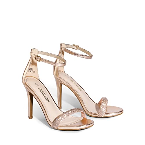Women's Open Toe High Heels Stiletto Heeled Sandals Sexy Dressy Shoes