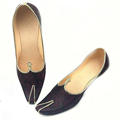 Wedding Nagra Shoes for Men Flats Punjabi Jutti (MF101)