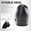 Men's Latin Dance Shoes Leather Lace-up Salsa Tango Ballroom Modern Professional Performance Practice Dance Shoes