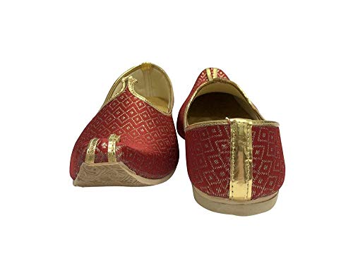 Wedding Khussas - Men's Dressy Juttis, Casual Indian Shoes for Groom, Paisley Design Him