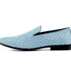 Sarlo Men's Dress Shoes, Black Glitter Loafer for Prom, Metallic Tuxedo Slip-on