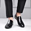Simple Lightweight Leather Lightweight Comfortable Flat Heel Party Shoes Wedding Loafers for Mens Shoes