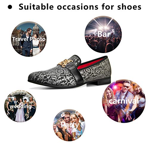 Men's Fashion Classic Loafers Luxury Loafer Shoes and Weeding Dress Shoes for Men