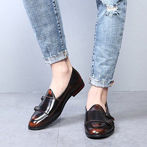 Italy Luxury Monk Strap Wedding Dress Shoes for Men Leather Handmade Shoes