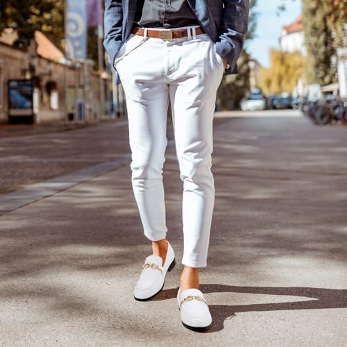 Men's Fashion Classic Faux Leather Loafers and Weeding Dress Shoes for Men