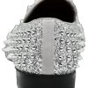 SPK70 Men's Vintage Spike Dress Loafers Slip On Fashion Shoes Classic Tuxedo Dress Shoes