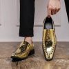 Men Formal Tassel Shoes Dress Oxford Block Heel Shoe for Business Office Party Wedding Comfort Orthopedic Pointed Toe Slip On